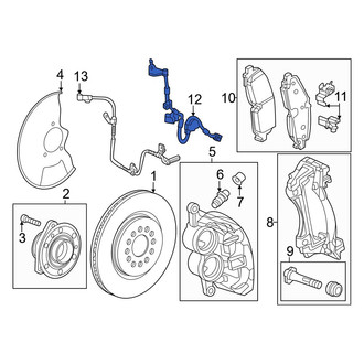 Honda OE - Front Left Brake Hydraulic Hose