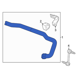 Honda OE - Front Suspension Stabilizer Bar