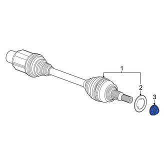 Honda OE - Rear CV Joint Nut