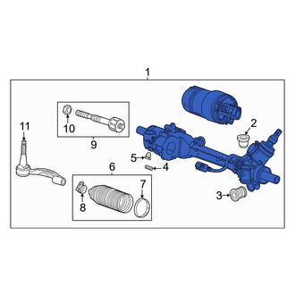 Honda OE - Front Rack and Pinion Assembly