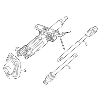 Honda OE - Steering Column Assembly