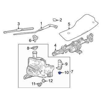 Honda OE - Windshield Washer Pump Grommet