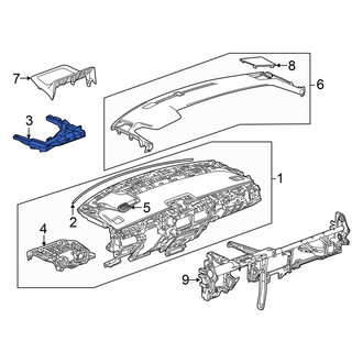 Honda OE - Heads Up Display Assembly Bracket