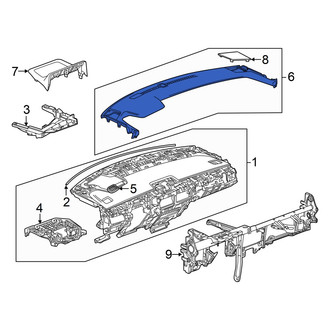 Honda OE - Right Dashboard Air Vent Trim