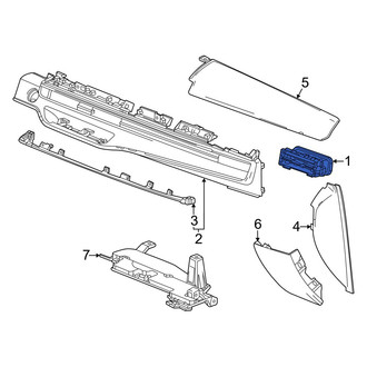 Honda OE - Left Dashboard Air Vent