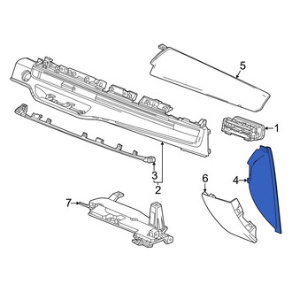 Honda OE - Right Instrument Panel Side Cover