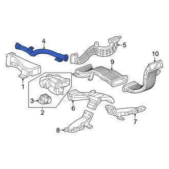 Honda OE - Instrument Panel Air Duct