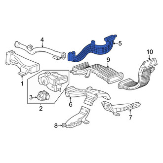 Honda OE - Instrument Panel Air Duct