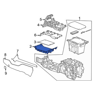Honda OE - Console Compartment