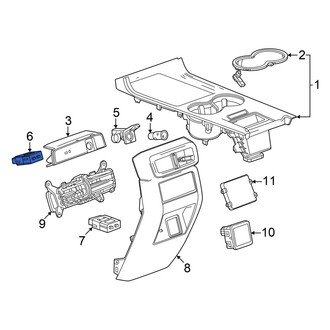 Honda OE - Front 12 Volt Accessory Power Outlet