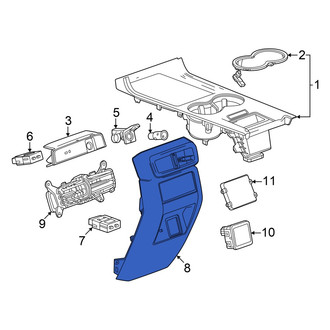 Honda OE - Rear Console Panel