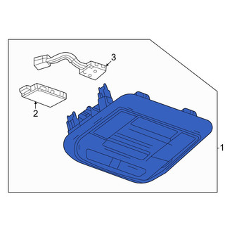 Honda OE - Upper Overhead Console