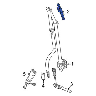 Honda OE - Front Seat Belt Height Adjuster