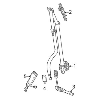 Honda OE - Restraint Systems - Front Seat Belts