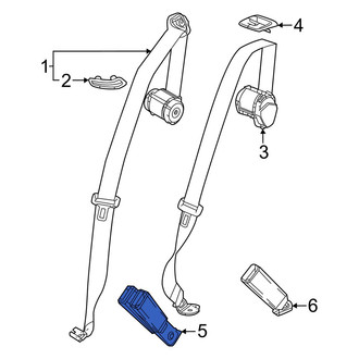 Honda OE - Rear Right Seat Belt Receptacle