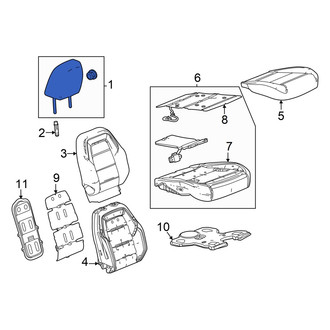 Honda OE - Front Left Headrest