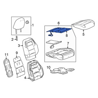 Honda OE - Front Right Lower Seat Heater Pad