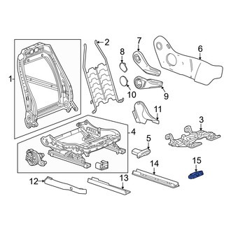 Honda OE - Front Right Seat Heater Control Module