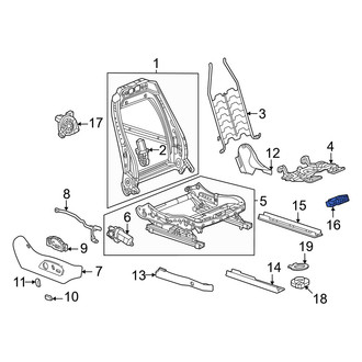 Honda OE - Front Right Seat Heater Control Module