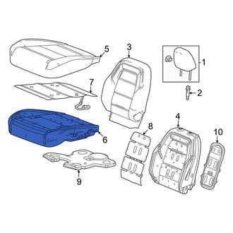 Honda OE - Front Left Seat Cushion Foam