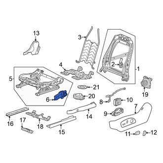 Honda OE - Front Left Lower Seat Motor