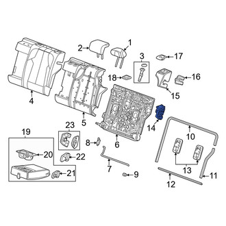 Honda OE - Rear Left Folding Seat Latch