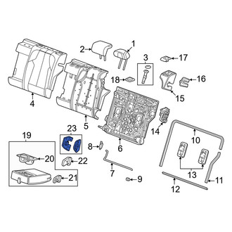 Honda OE - Rear Seat Hinge
