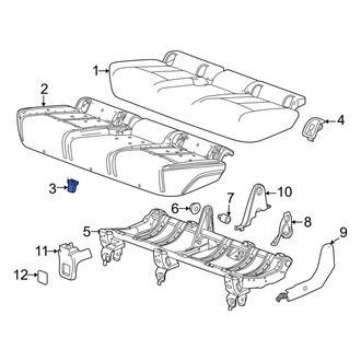 Honda OE - Seat Cushion Clip