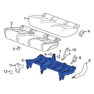 Honda OE - Rear Seat Frame