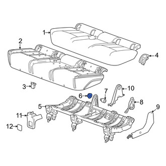 Honda OE - Seat Frame Cap
