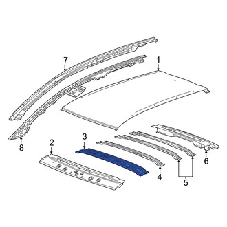 Honda OE - Front Roof Bow