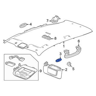 Honda OE - Sun Visor Cap