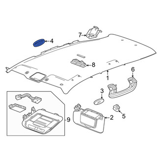 Honda OE - Left Sun Visor Bracket