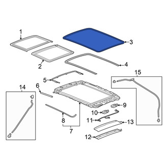 Honda OE - Outer Sunroof Seal