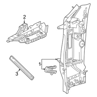 Honda OE - Pillars, Rocker & Floor - Hinge Pillar