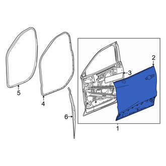 Honda OE - Front Right Outer Door Outer Panel