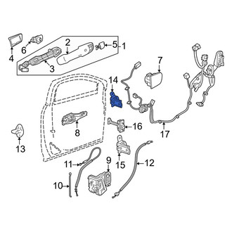 Honda OE - Front Left Upper Door Hinge