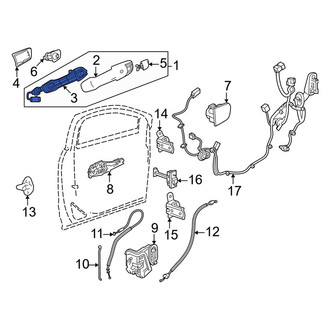 Honda OE - Front Outer Exterior Door Handle