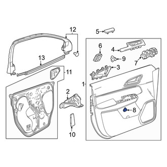 Honda OE - Front Left Liftgate Latch Release Switch