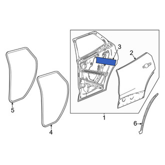 Honda OE - Front Door Panel Insulation