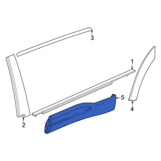 Honda OE - Front Right Door Molding