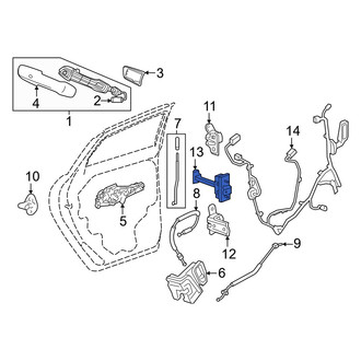 Honda OE - Rear Door Check