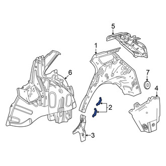Honda OE - Quarter Panel Bracket