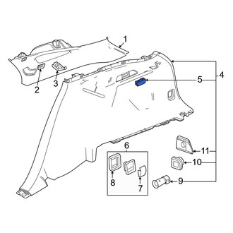 Honda OE - Rear Cargo Area Light