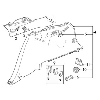 Honda OE - Quarter Panel - Interior Trim