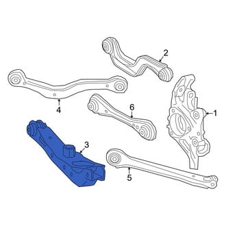 Honda OE - Front Left Lower Forward Suspension Control Arm