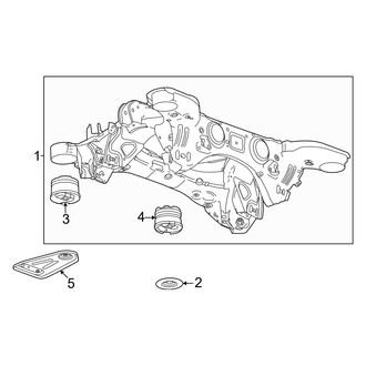 Honda OE - Rear Suspension - Suspension Mounting (FWD)