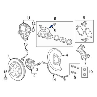 Honda OE - Rear Brake Bleeder Screw