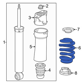 Honda OE - Rear Coil Spring