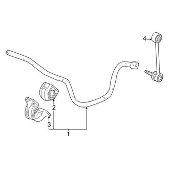 Honda OE - Rear Suspension - Stabilizer Bar & Components (Elite / EX / Touring AWD)
